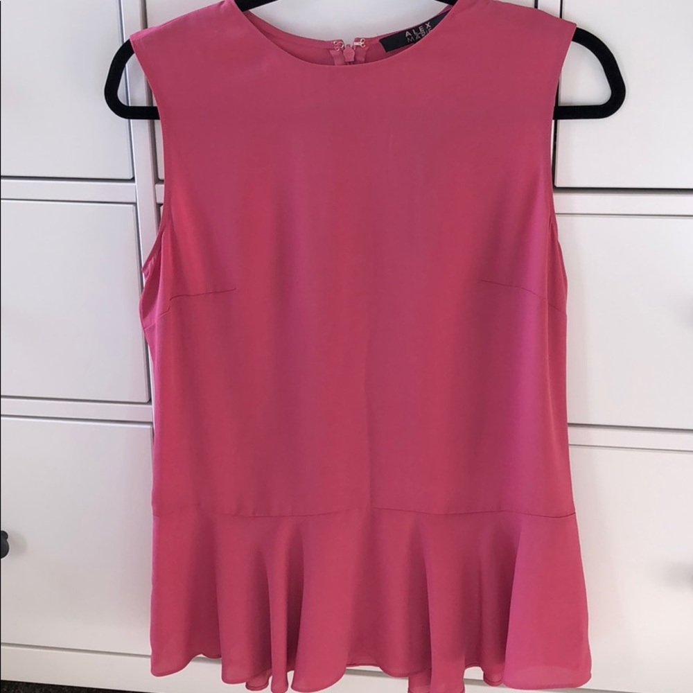 NWT Alex Marie Peplum Top